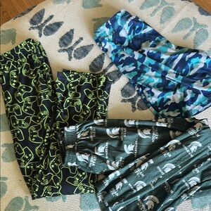 3 pajamas bottoms